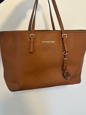 Michael Kors Large Leather Brown Tote